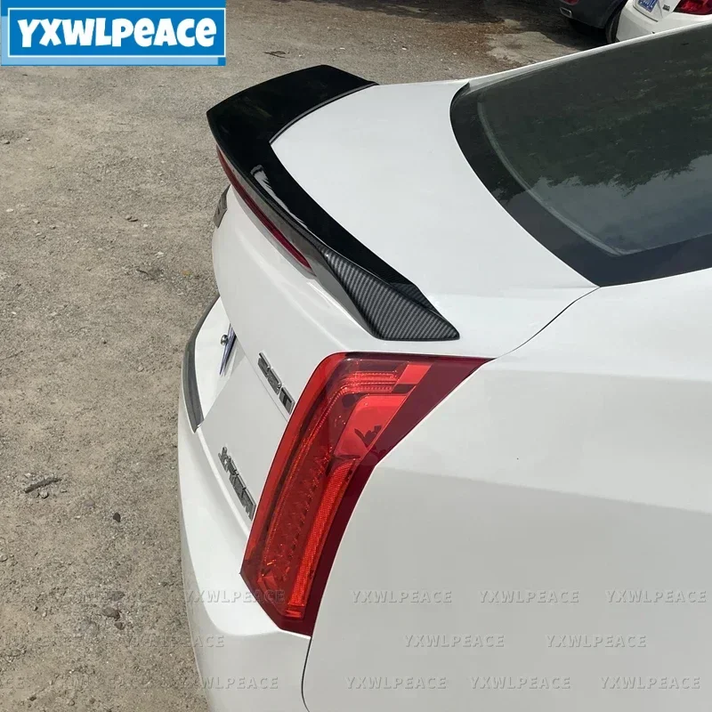 

For Cadillac ATS 2015 2016 2017 2018 2019 High Quality ABS Plastic V Style Rear Trunk Lip Spoiler Body Kit Accessories