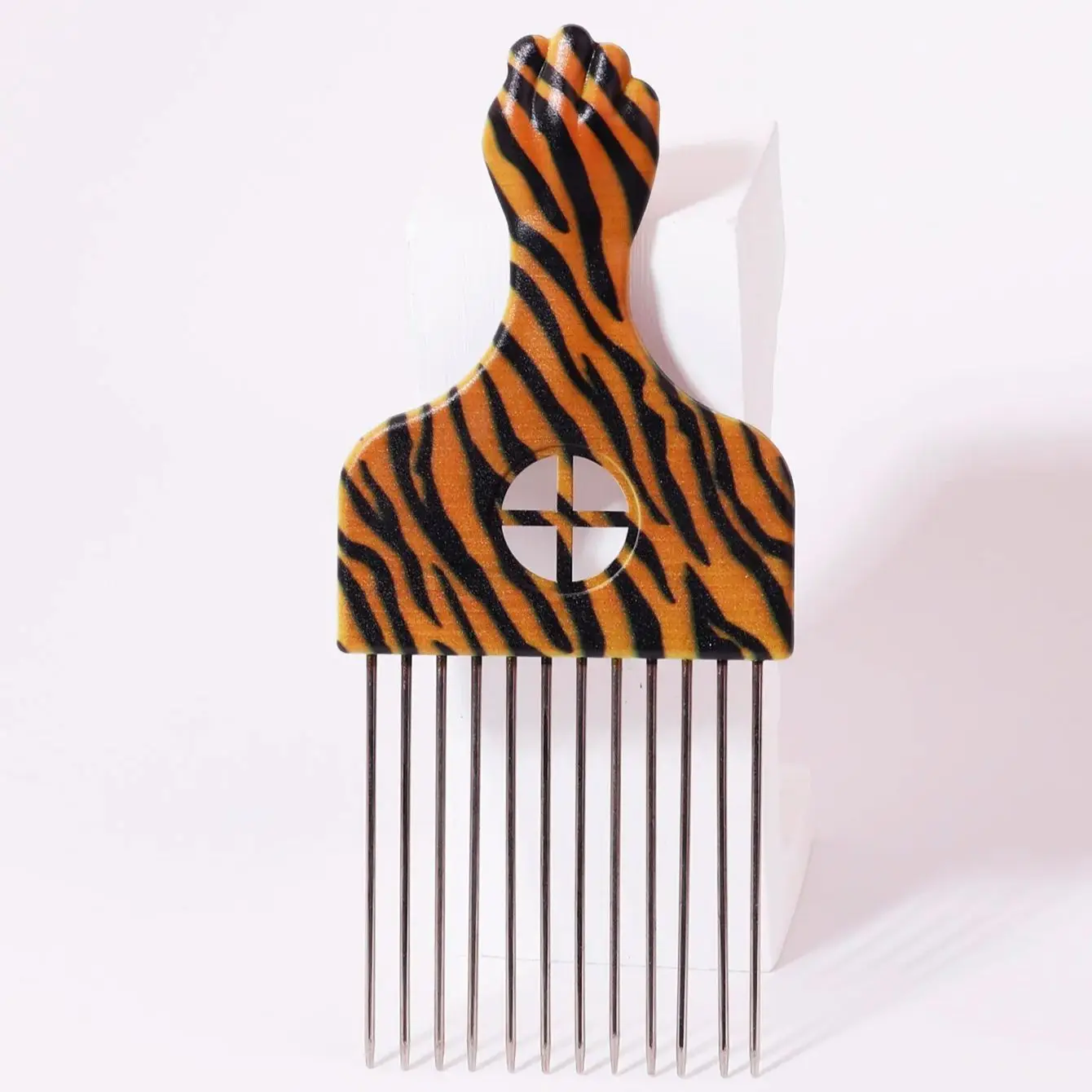 

1 шт., африканская металлическая расческа для волос, инструмент для укладки волос специально разработан для африканских причесок, специально для настоящих париков из волос