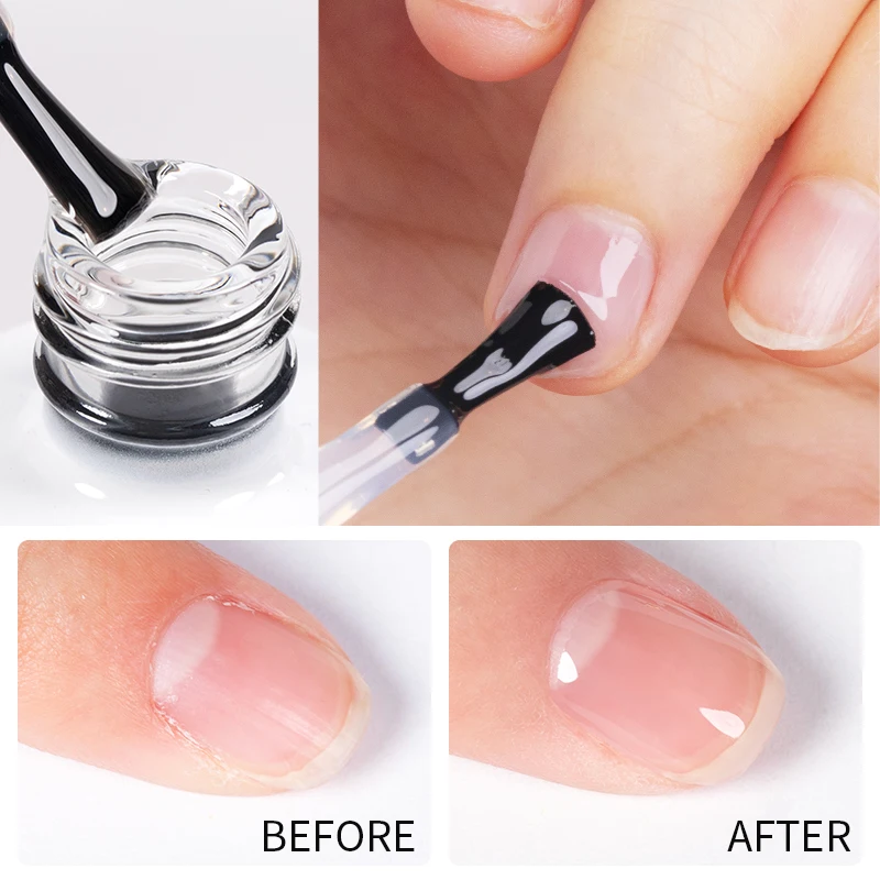 Bozlin 2 in 1 Basis Dec klack Gel Primer Nagellack langlebig 15ml semi permanente UV-Gel politur Nail Art Lack einweichen