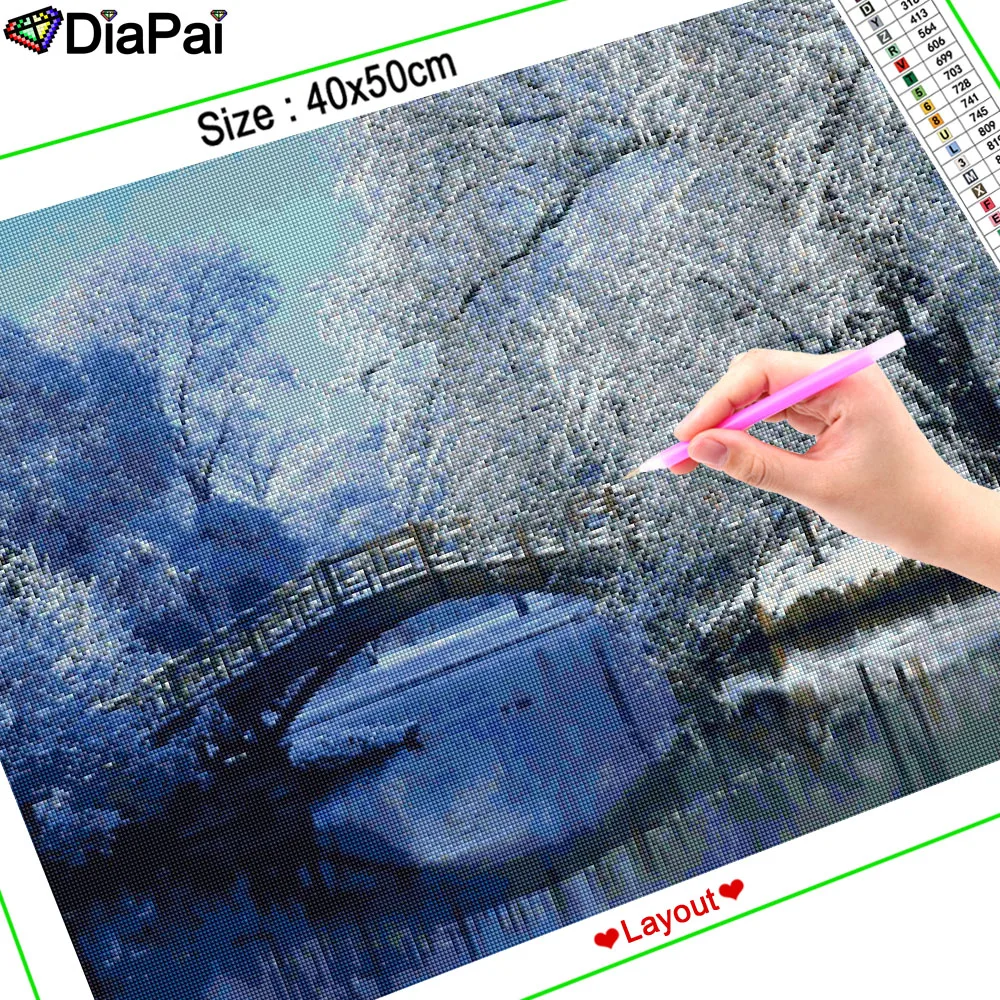 DIAPAI Art 5D Diy Diamond Painting 
