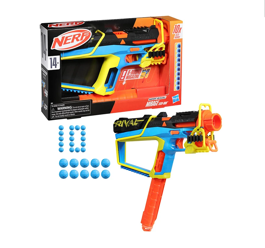 Hasbro Heat Competitor Nerf Rival Mirage XXIV-800 Phantom Manual Transmitter Birthday Gift for Boys Action Figures