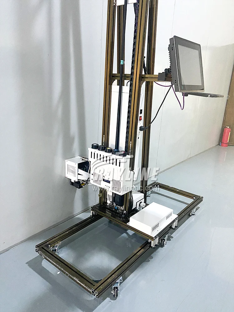 RAYLINE-parede vertical montado Inkjet impressora, Touch Screen, 3D, automático, PC Construir