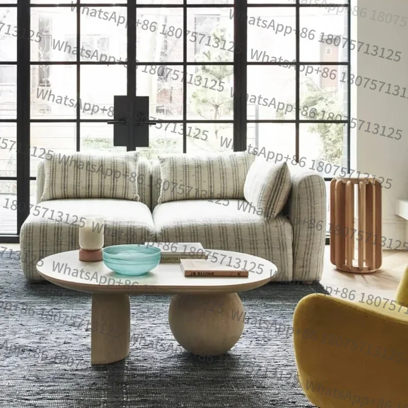 XX L Retro solid wood coffee table rural small apartment old casual tea table ash wood solid wood