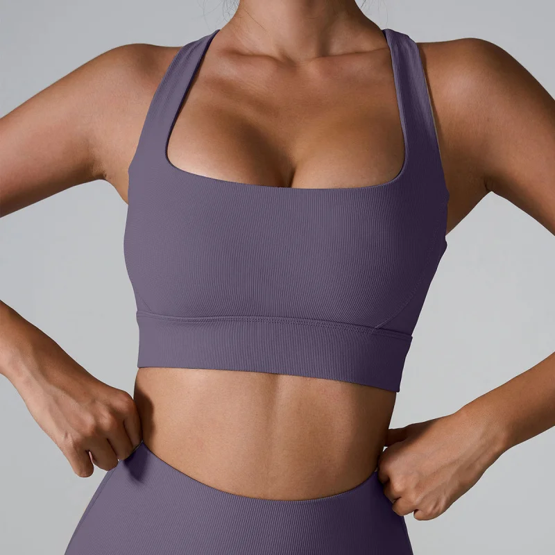 Bra Without Straps Beige Sexy Underwear Seamless Lingerie Women's Corset Sports Tops High Nude Feel Running Workout Exercise view 5