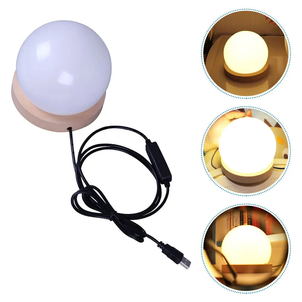 

Bedside Table Lamp Night Light Mini USB Desk Farmhouse Lamps Home Office Student Warm LED Glow Adjustable Brightness Portable