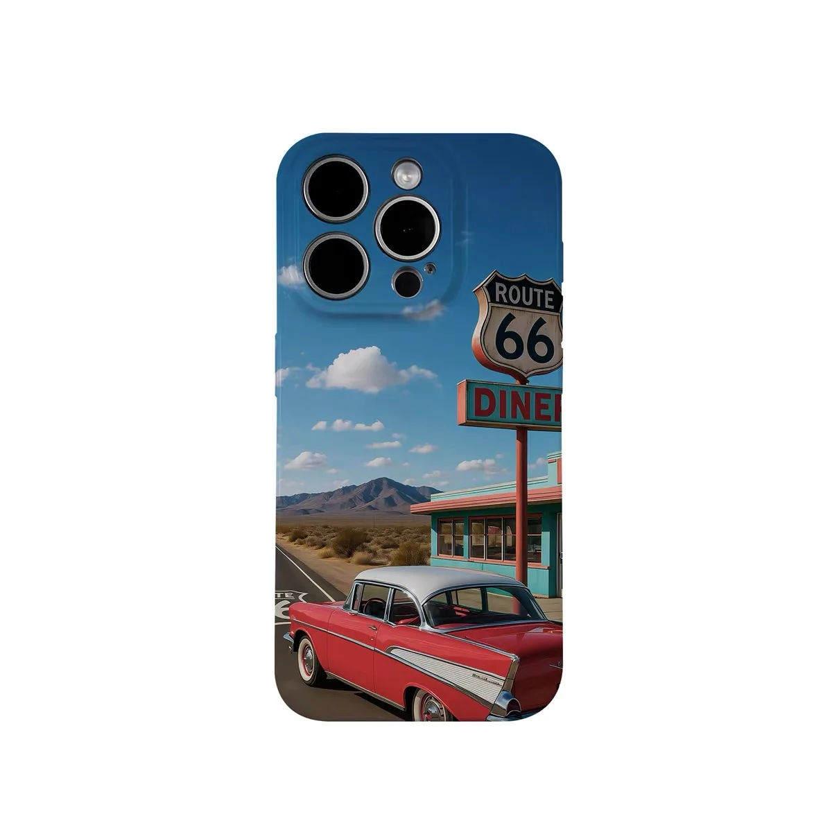 

Blue Sky Racing Art Phone Case for IPHONE 17 Air 16E 15 PROMAX 14 Plus 13 12 MINI 11 PRO 16Plus XR XS MAX SE Acrylic Phone Cover