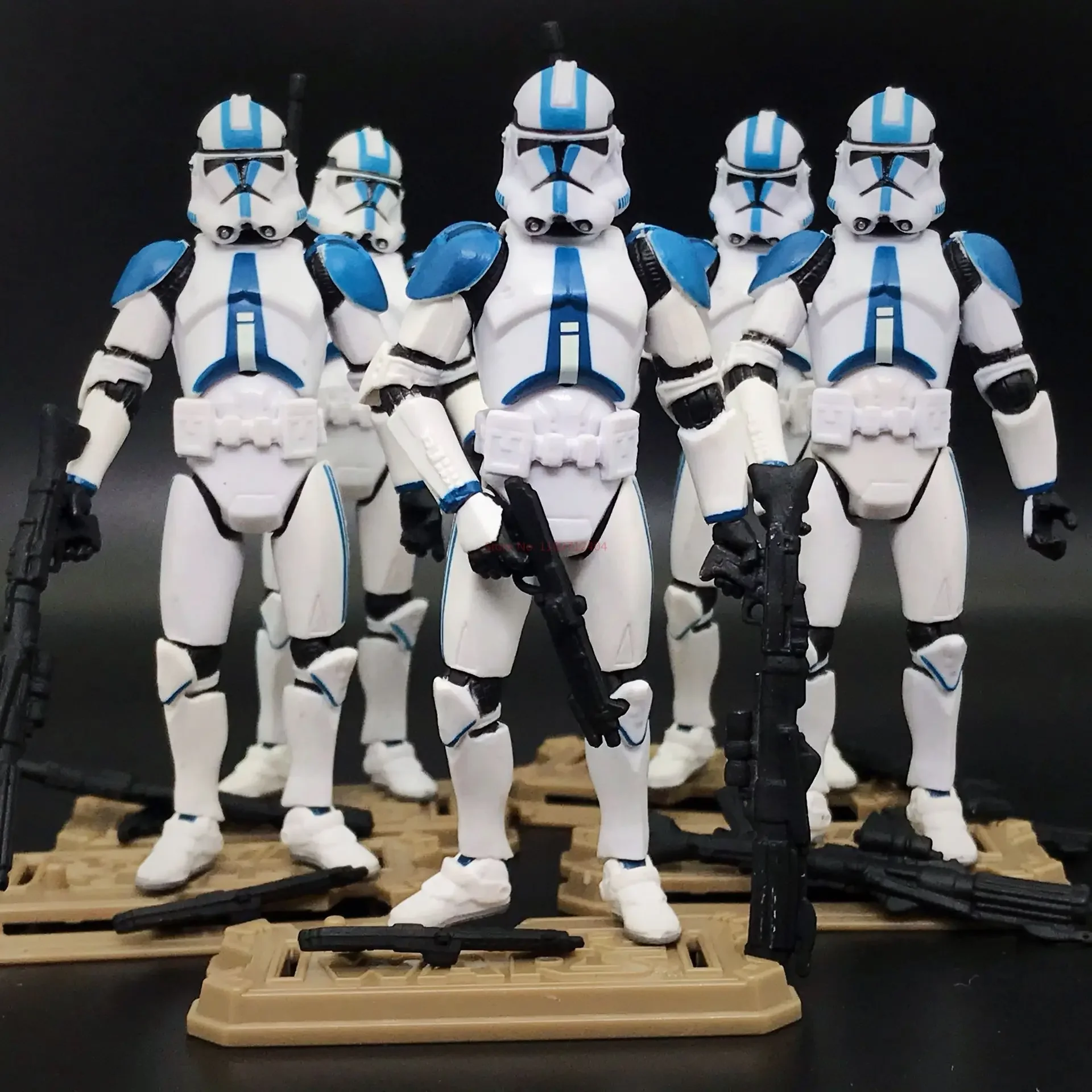 Anime Action Figure Star Wars 3.75 Inch Star Wars Mandalorian Empire Storm White Soldier Figurines Pvc Model Boy Gift Toy