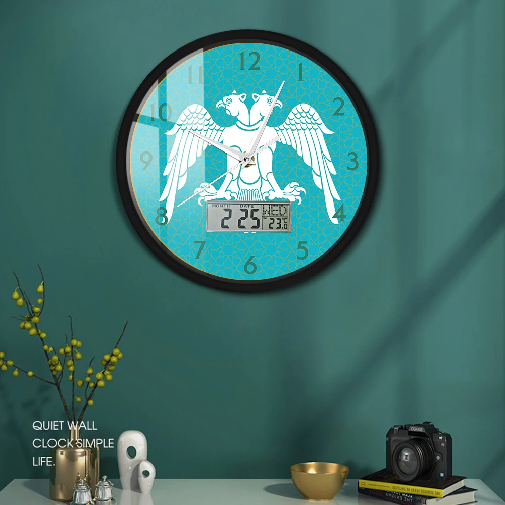 Home Office Room - Double Headed Eagle Totem Silent Quartz