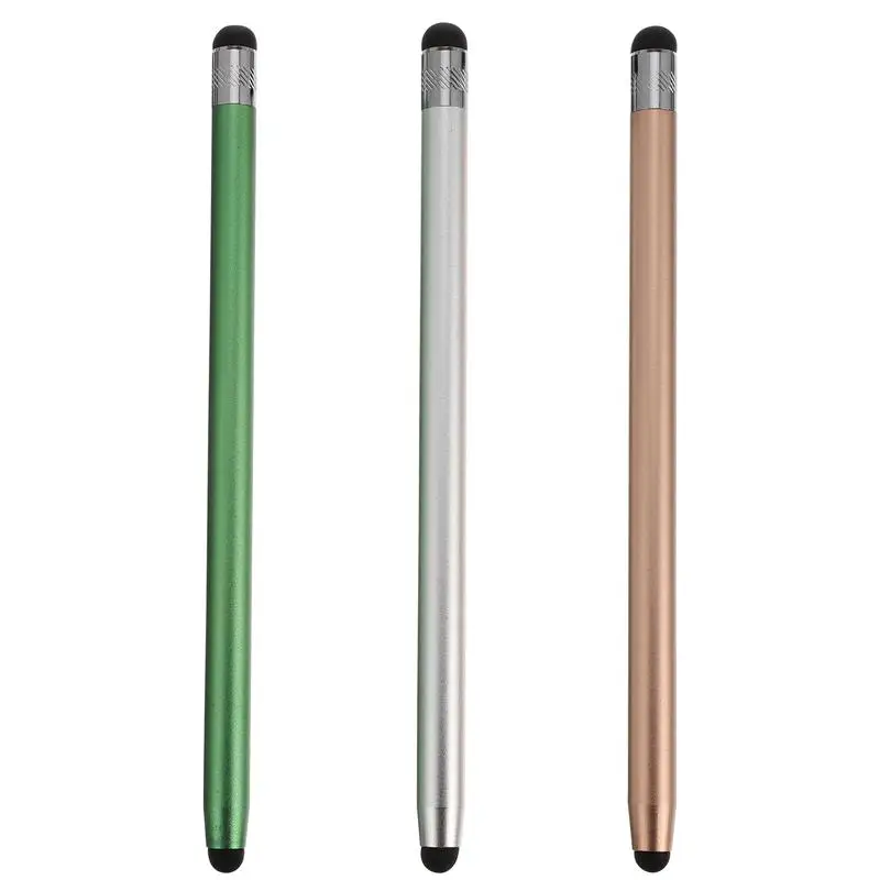 3Pcs 2 In 1 Sensitivity Capacitive Stylus Pens Universal Touch Devices Capacitive Stylus Pen For Phone Tablet W/6Pc Replace Tips