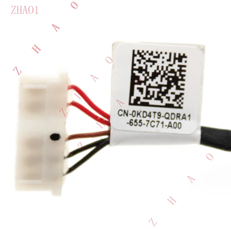 Z  0KD4T9 DC Power Jack Socket Cable Harness For Dell Inspiron 5551 5555 5558 5559