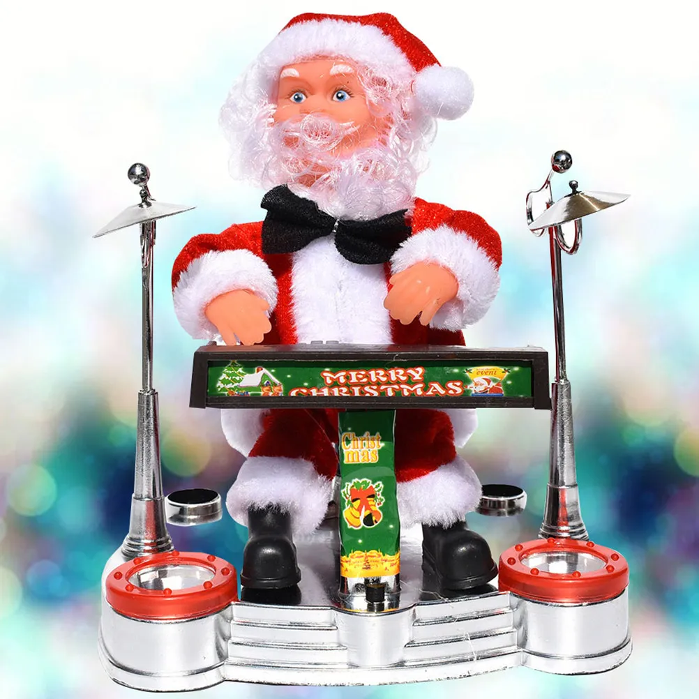 

Santa Claus Battery Operated Dancing Singing Musical Moving Christmas Decoration for Table Desktop Holiday Gift Kids Family