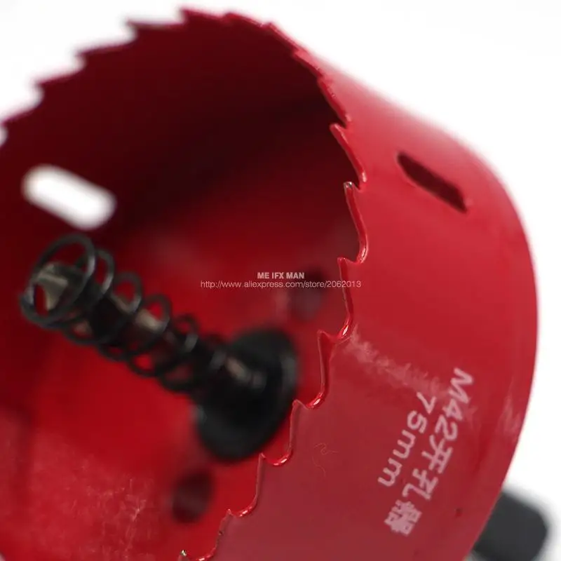 Serra de madeira bicolor, 2.95 polegadas, 75mm, para trabalhar com madeira, faça você mesmo, broca de cortar madeira