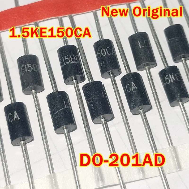 

5pcs to 100pcs 1.5KE150CA New Original DO-201AD 1500 Watt Mosorb Zener Transient Voltage Suppressors