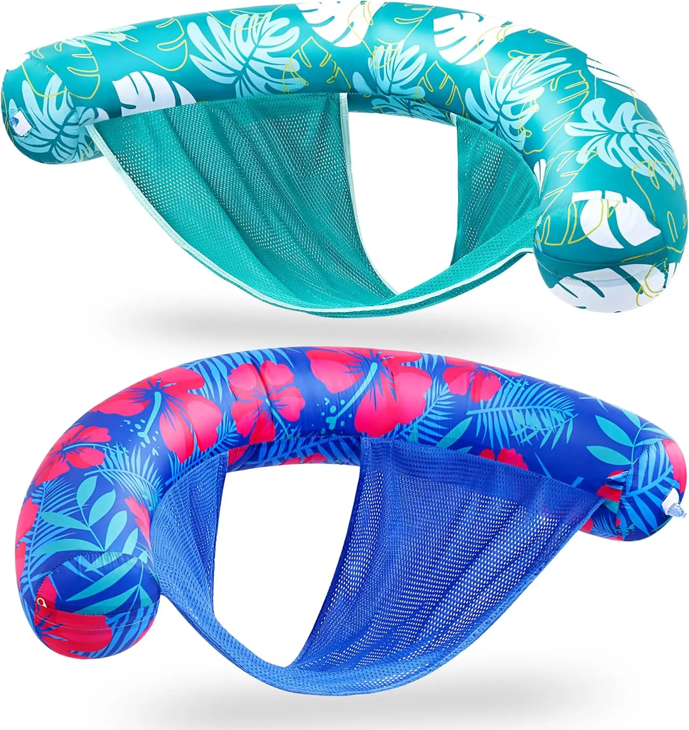 

Надувное кресло-плотик (2 шт.) с мягким тканевым чехлом, для взрослых, для летних водных развлечений