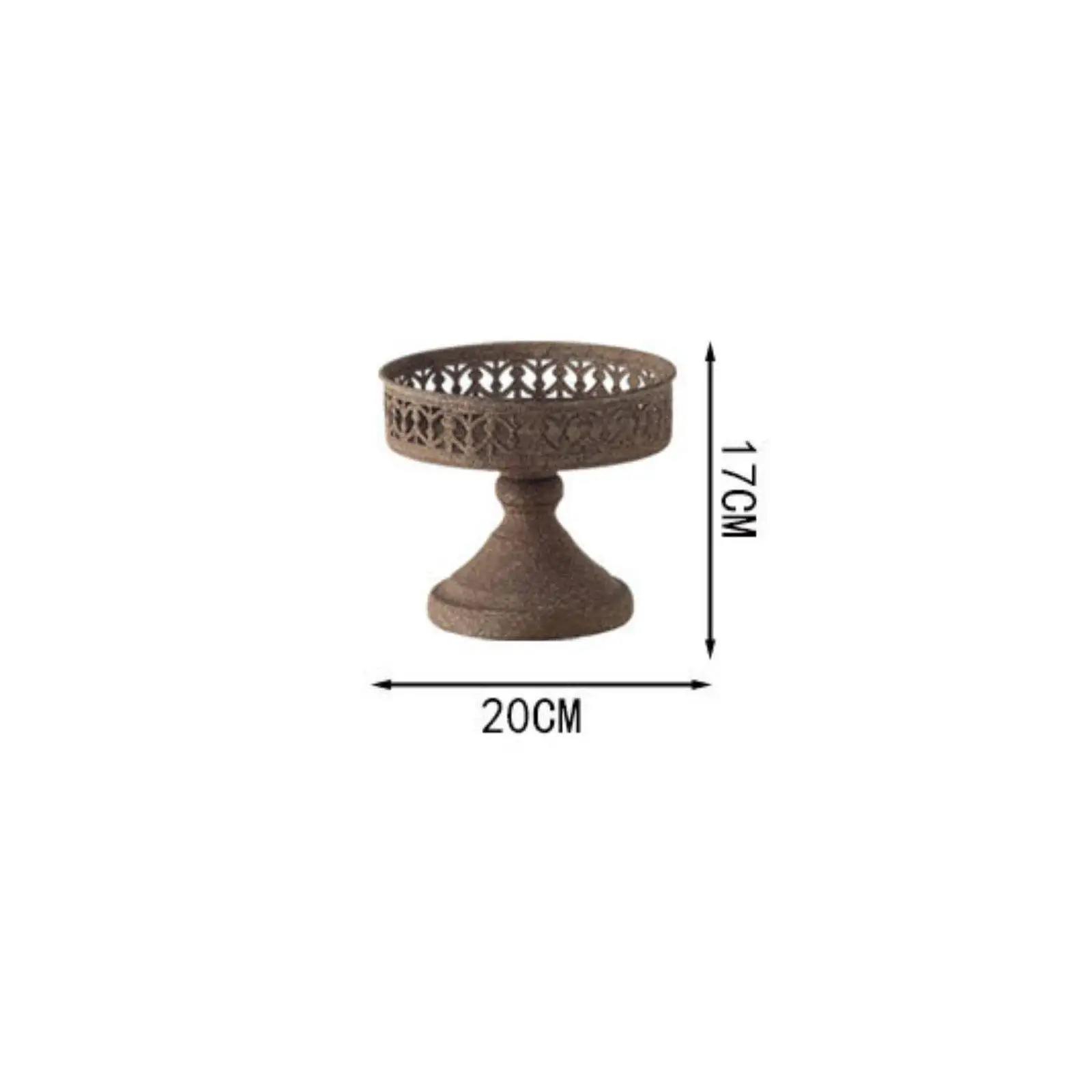 Vintage Pedestal Plant Stand Ornate Cutout Design Antique Style Flower Pot Base Versatile Vintage Flower Pot Holder for