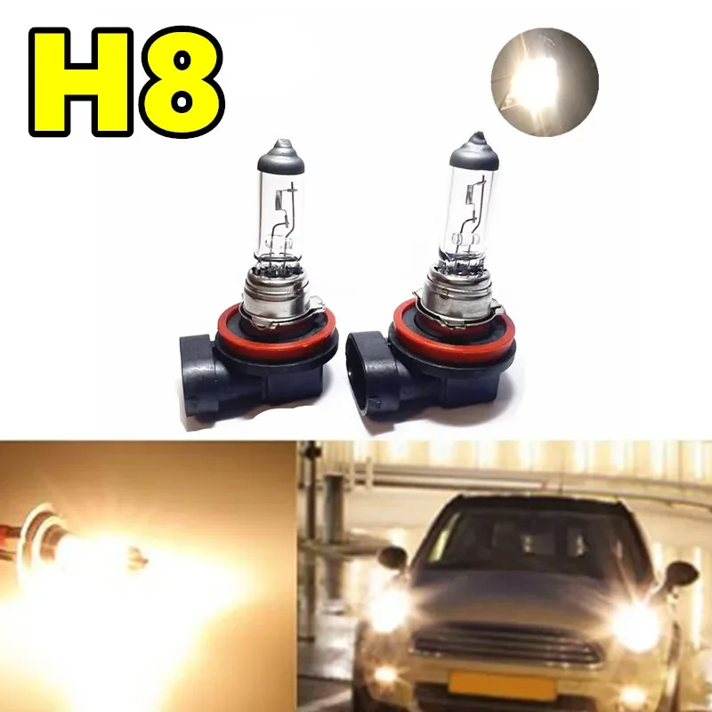 2Pcs H8 35W Halogen…