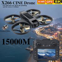 New X266 Mini RC Drone with Professional 8K HD Dual Camera 6Axis Headless Mode 360 Fly Remote Quadcopter Boys Kids Gift  Drones