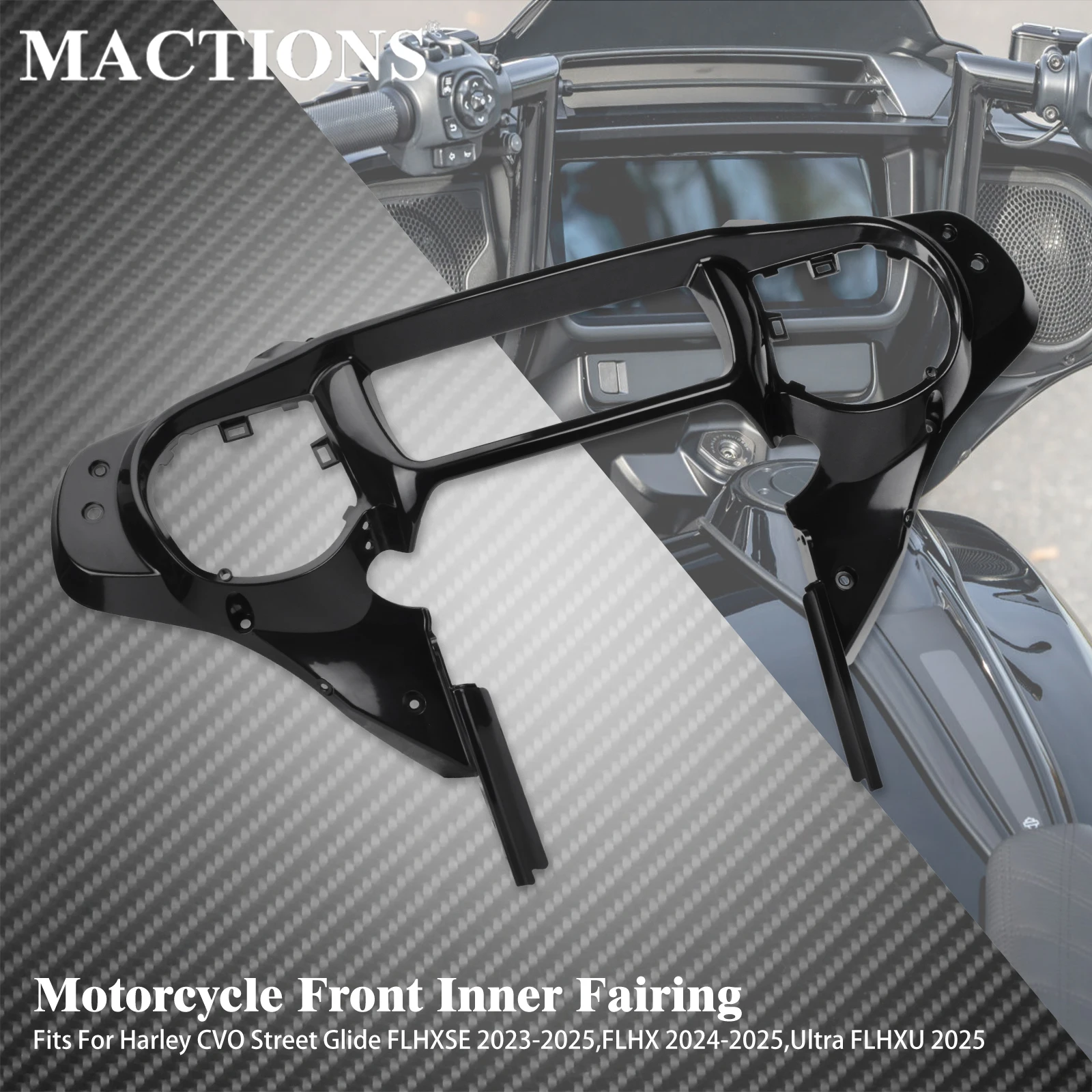 

Motorcycle Front Inner Fairing Speedometer Cover Cowl For Harley Touring Street Glide FLHXSE 2023-2025 FLHX 2024-2025 FLHXU 2025