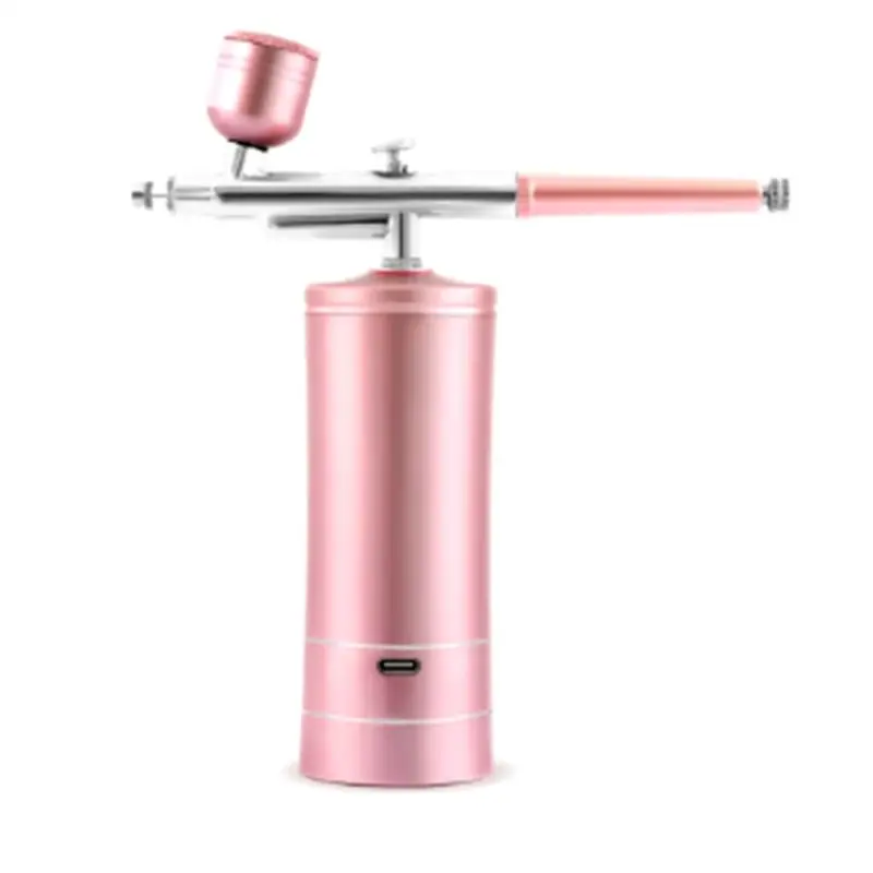 ABJT-Air Compressor Spray Kit 180Kpa 2 Speeds Mini Airbrush Machine For Nail Art Tattoo Craft Cake Air Compressor Spray Nano