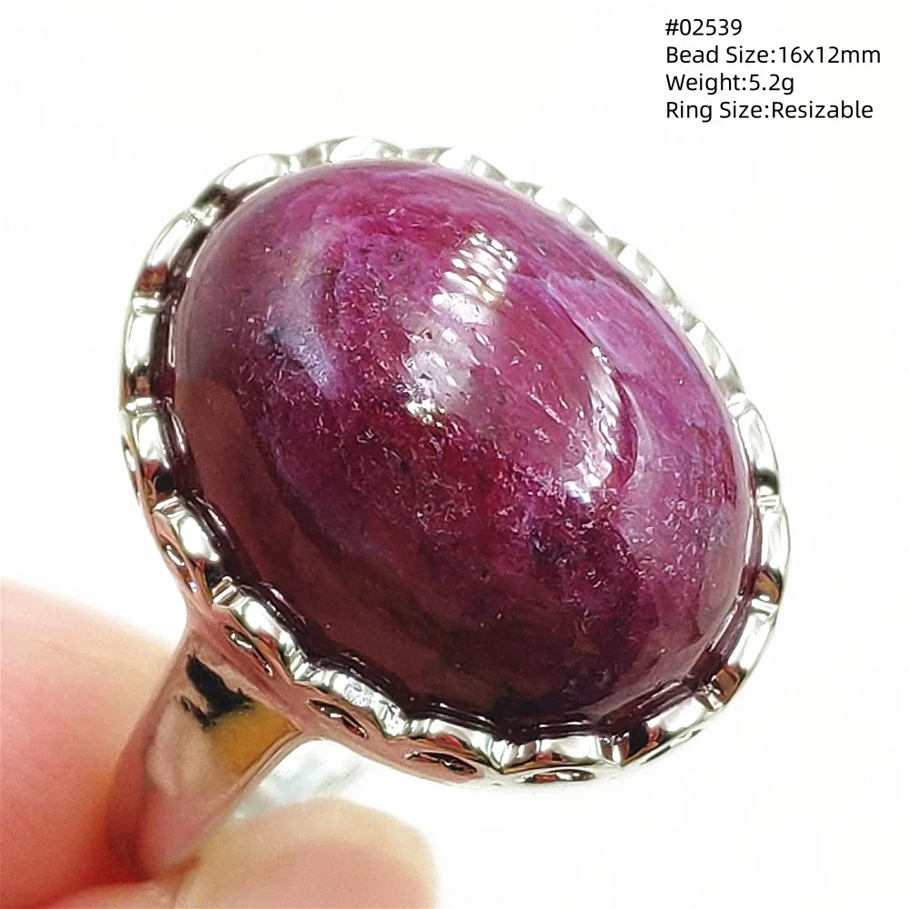 Cincin Ruby Merah Natural Yang Dapat Disesuaikan Perhiasan Batu Permata Langka Cahaya Bintang 925 Perak Sterling Batu Delima Cincin Ukuran Besar AAAAAA