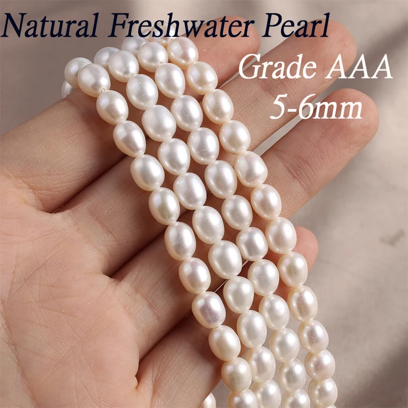 Real AAA Natural Freshwater Zhuji Culture Pearl Beads Loose Pearl Bead High Quality for Jewelry Making Diy Necklace Bracelet