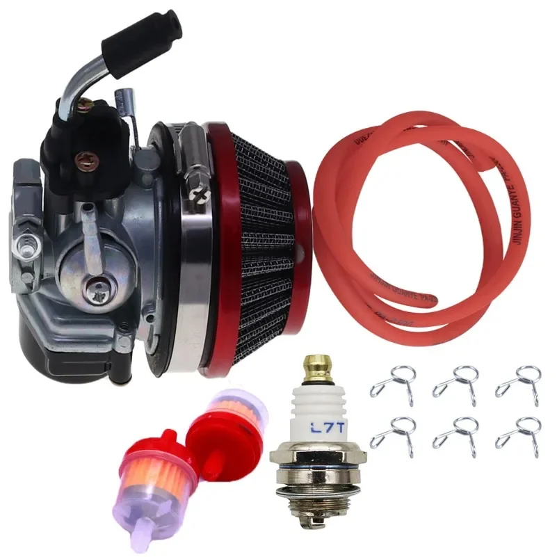 Racing Carburetor 2 Stroke 49cc 50cc 66cc 80cc 100cc W/ Air Filter For   Engine Gas Motor Motorized Bicycle Scooter Moped