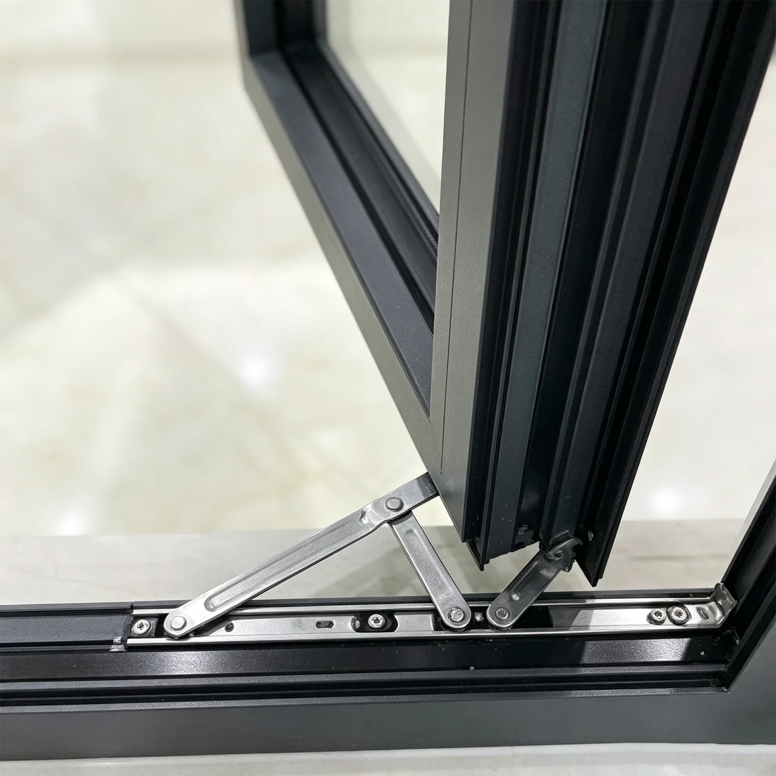 Steel Casement Window Friction Stay Hinge, 8 Inch 10 Inch Adjustable Window Support Arm for Aluminum Window Hardware Replacement