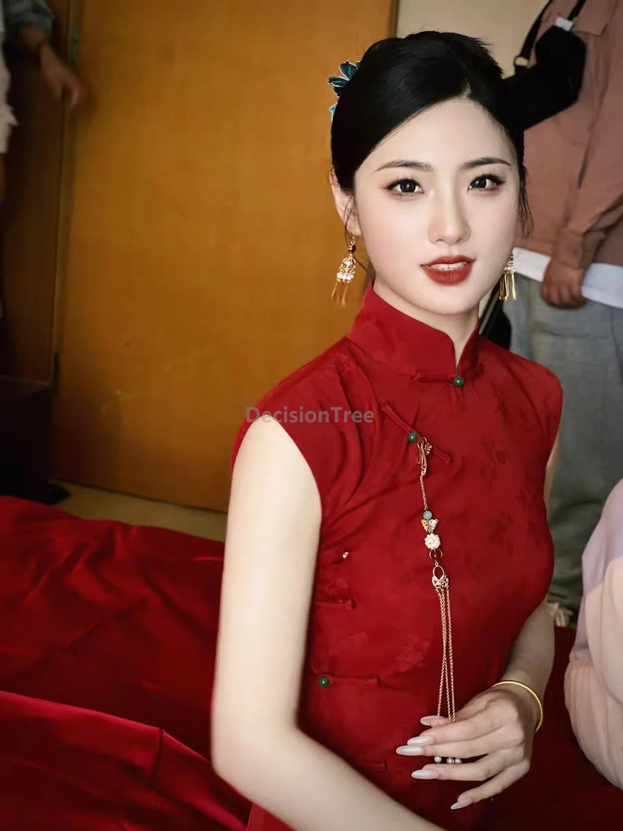 

Классическая элегантная цепочка с прессованным воротником Ципао, изысканный китайский аксессуар ханьфу ручной работы, дизайн жемчужного драгоценного камня, подвесная талия