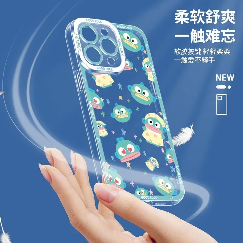 Cute Anime Hangyodon Phone Case For OPPO A60 A57 A38 A79 A58 A98 A5 F9 F11 A94 A92 A76 A74 A73 A54 A53 A31 A15 2020 Pro 5G Cover