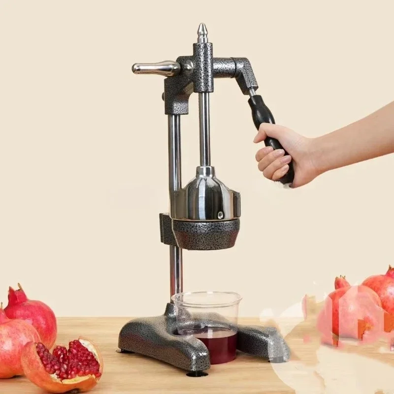 Commercial Engine Driven Citrus Pomegranate Juicer 304 Stainless Steel Manual Citrus Lemon Juicer