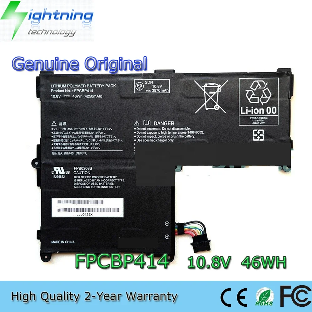 

Genuine Original FPCBP414 10.8V 46Wh Laptop Battery for Fujitsu Stylistic Q704 FPB0308S CP642113-01