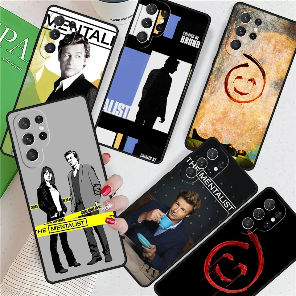 The Mentalist Red John Simon Baker For Samsung Galaxy S24 Ultra S21 S22 S8 S9 S10 5G Note 10 20 Plus FE S23 Phone case Cover