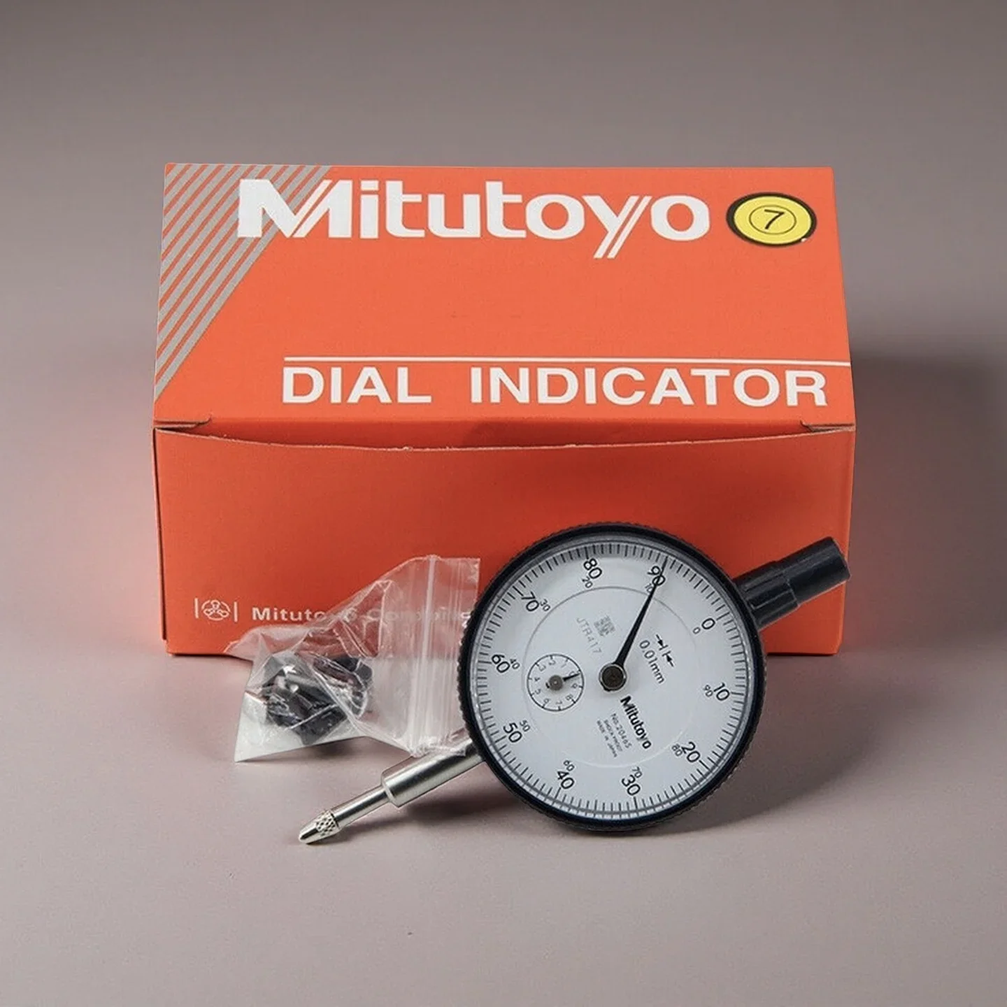 ميتوتويو اليابان 2046S 0.01 مللي متر مؤشر الاتصال الدقيق 10 مللي متر المكبس مقياس قياسي لفحص الاختبار