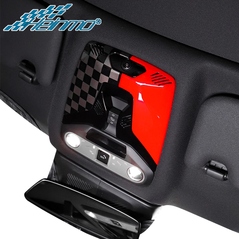 

Car Interior Roof Reading Light Lamp Sticker Cover For Mini Cooper S E SE F65 F66 U25 Countryman J01 EV Aceman J05