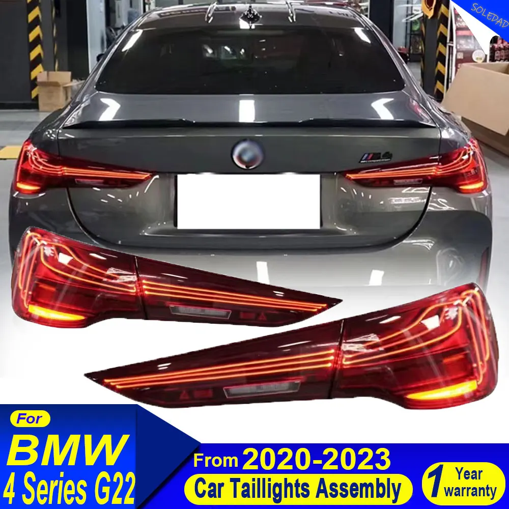 Car CSL Lights for BMW G22 G232019-2023 420i 430i M440i LED Auto Taillight Assembly Upgrade Blink Laser Back Lamp Accessories