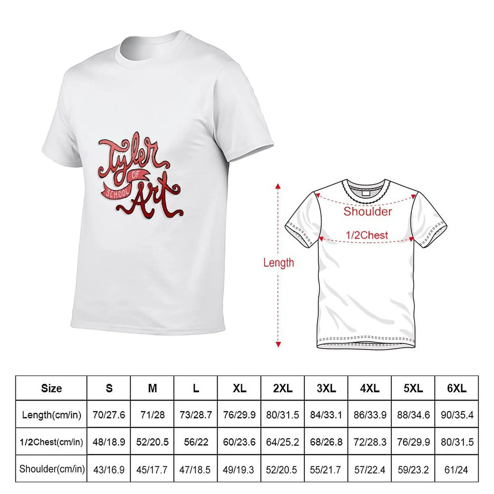 Tyler School of Art T-Shirt for a boy oversized T-shirts for men cotton