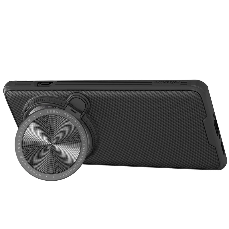 

Nillkin For OPPO Find X7 Ultra Case Hard PC Camera Cover with Stand Camshield Prop Lens Protection Back Cover Case