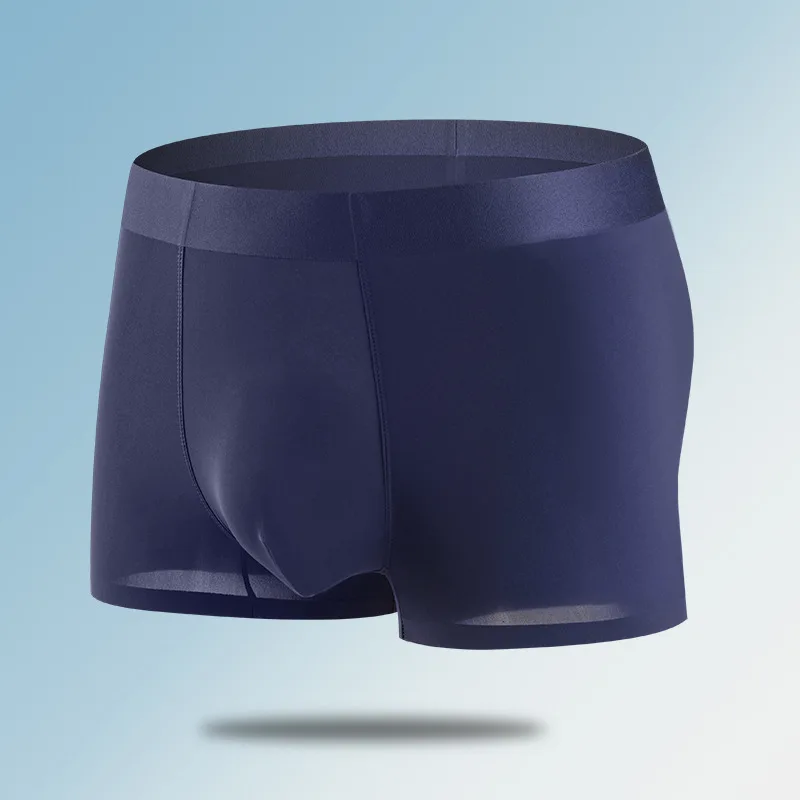 Boxers Ice Silk Man Underwear Boxer Graphene Men Underpants Breathable Comfortable Men\'s Panties Ultrathin BoxerShorts Trunk