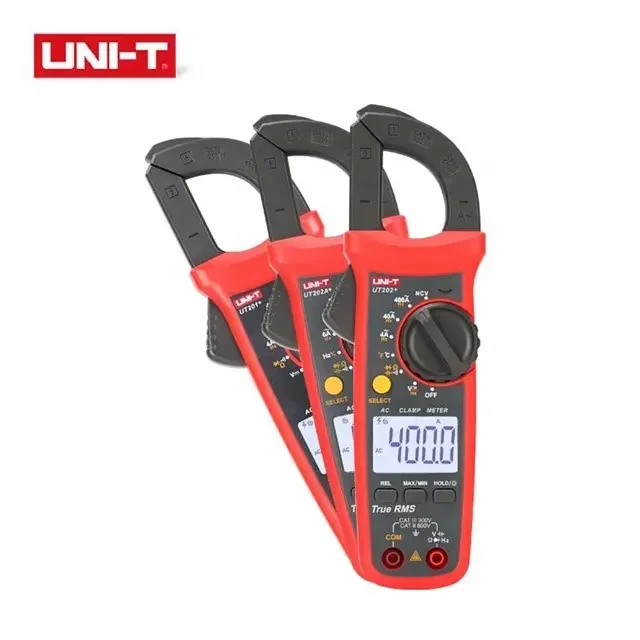 UNI-T UT202+ DC 600V 400A Current Voltage Meters Temperature Multimeter Capacitance Clamp Meter Digital 4000 Counts Current Test