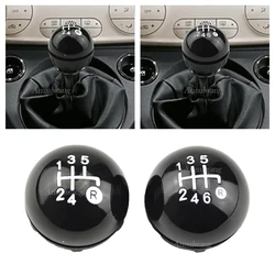 5 6 Speed Gear Shift Stick Knob Level For Fiat 500 500C Manual Car Styling Accessories