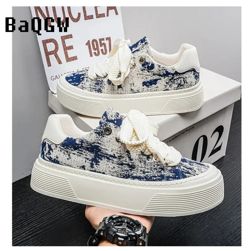 Men Luxury Leather Mesh Breathable Sneakers High Quality Non Slip Men's Sneakers Outdoor Men Tennis Running Casual Sports Shoes