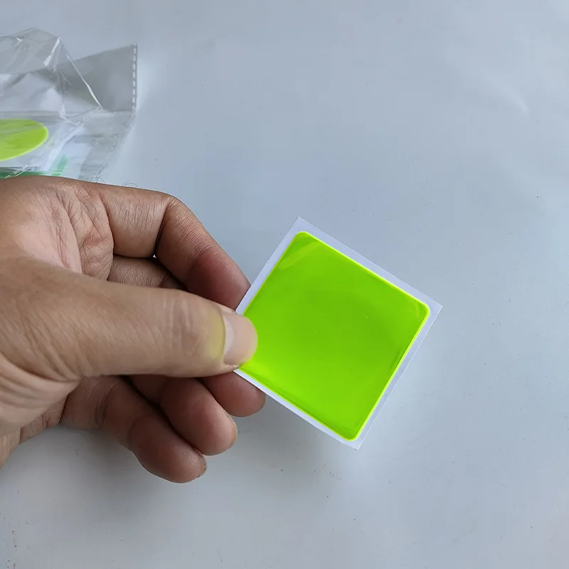 10 قطعة مربع 5*5 سنتيمتر عاكس ملصق ل سيارة دراجة نارية دراجة سكوتر خوذة ليلة القيادة تحذير قطاع السيارات الخارجي #2