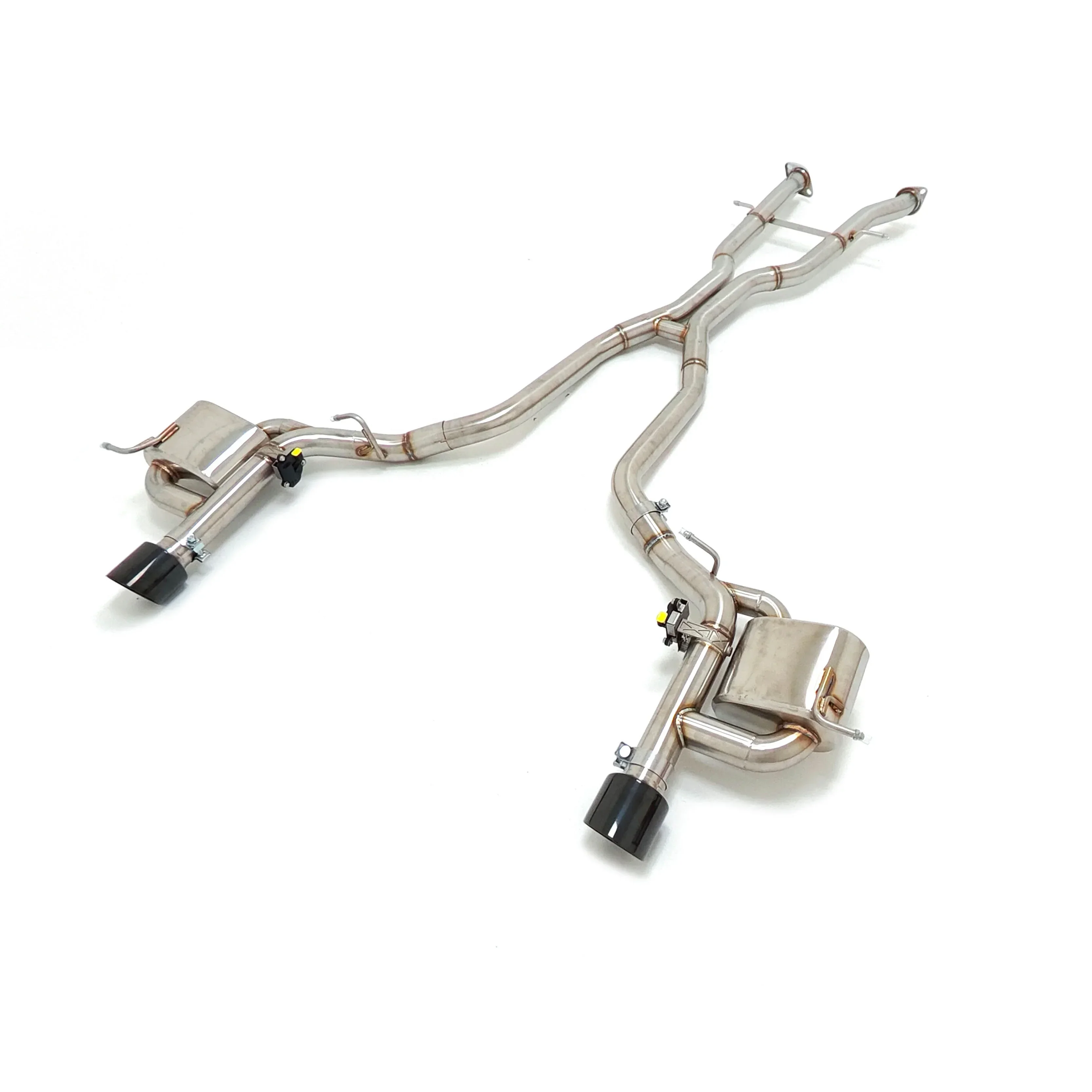 ODM CSZ Exhaust System For Jeep Grand Cherokee SRT 6.2L SS304 Exhaust Pipe Muffler Valve Tips