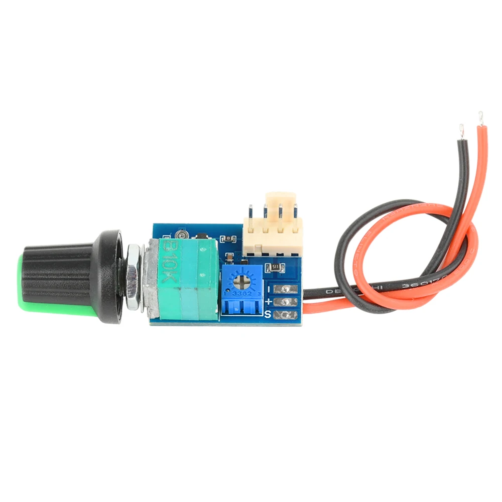 DC 12V PWM Speed Controller Fan Speed governor 4 Wire Computer Temperature control Switch for PC CPU Cooler Fan Manual Stop