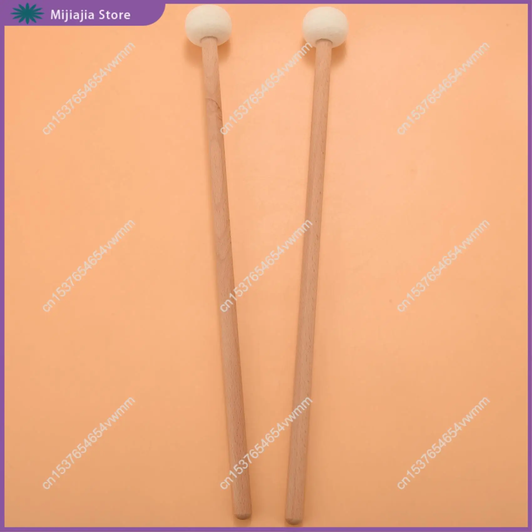 2 peças cabeça dupla tambor címbalo gong mallet martelo macio varas maletes hastes martelo de feltro 385mm vendas