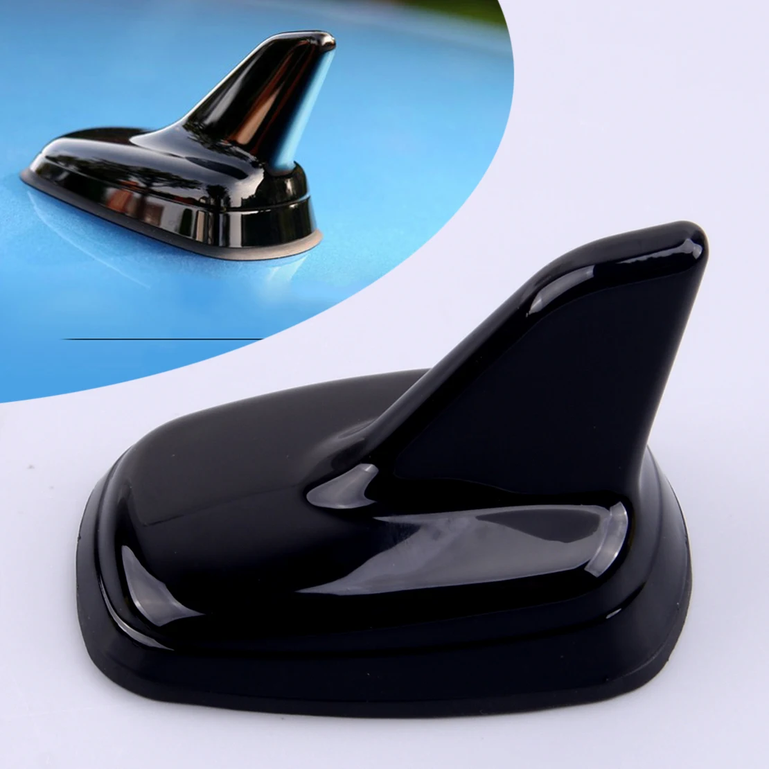 

Roof Decoration Shark Fin Antenna Aerials Sticker Decoration Car Accessories Black Fit For VW Golf 7 VII GTI GTD R MK7 2013-2019