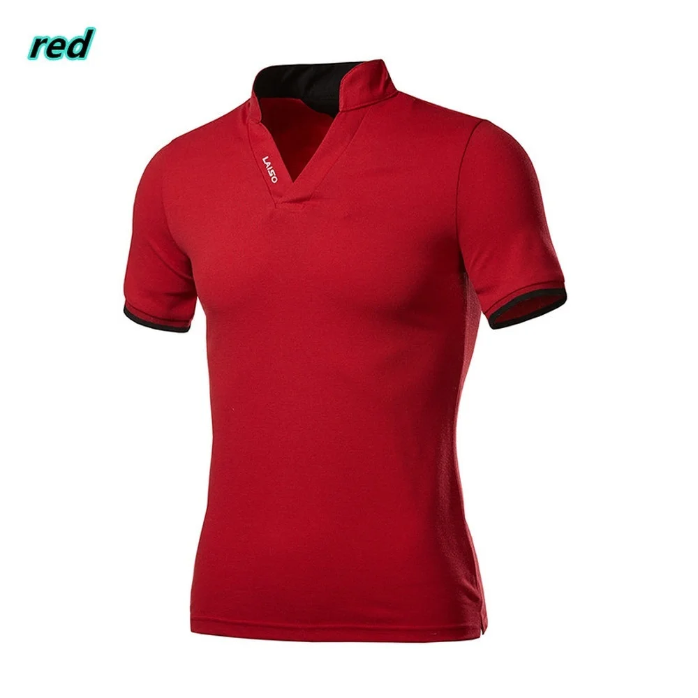 Men Cotton Polo Shirt Tops Fashion Brand Plus Size Short Sleeve Polo Shirt Homme