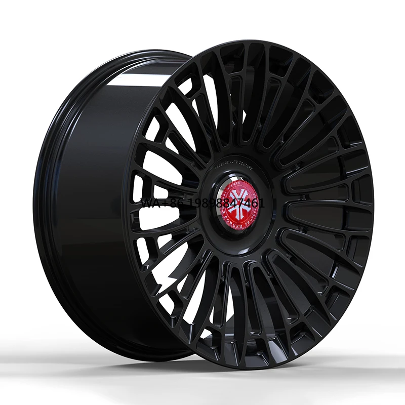 

Custom Multi-Spoke Matte Black Forged Aluminum Alloy Car Wheels for Passenger Cars