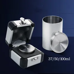 QBB Density Specific Gravity Cup Coating Liquid Densimeter Pycnometer Stainless Steel Aluminum Alloy 37ml 50ml 100ml