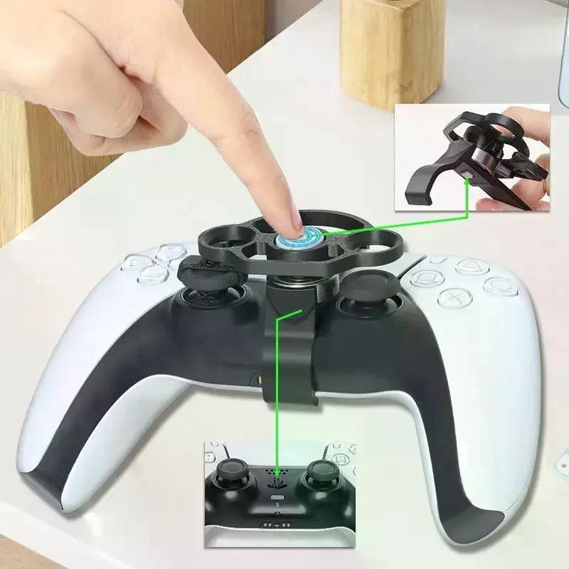 1 個レーシングゲームステアリングホイール交換強化されたゲームミニゲームステアリングホイール PS5 ゲームコントローラアクセサリー
